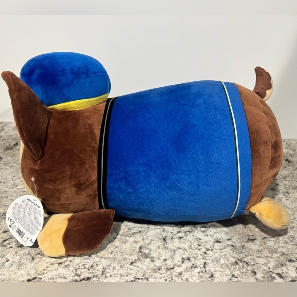 Paw Patrol 18” Jumbo Plush Sleepmallows Chase stuffed animal by Squishmallows - Picture 3 of 7